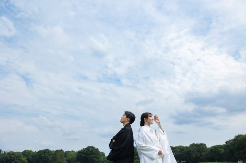 相性バッチリの和装✖️向日葵