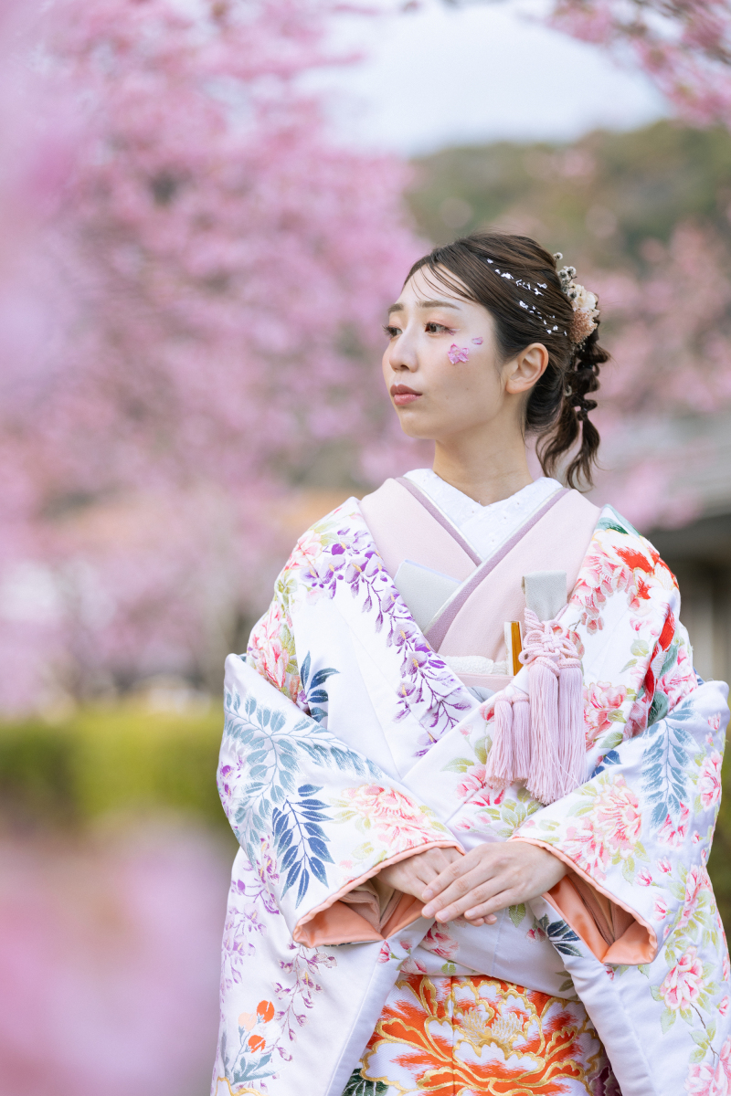 桜ヘアメイク