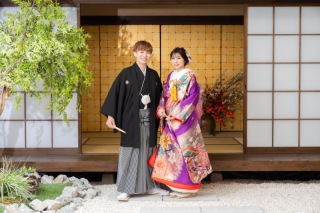 屋内庭園スタジオで撮影♫