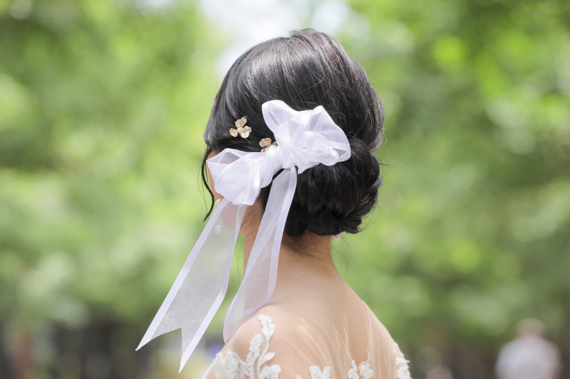 洋装ヘアスタイル