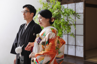 持ち込みアイテムを使った屋内庭園スタジオ！