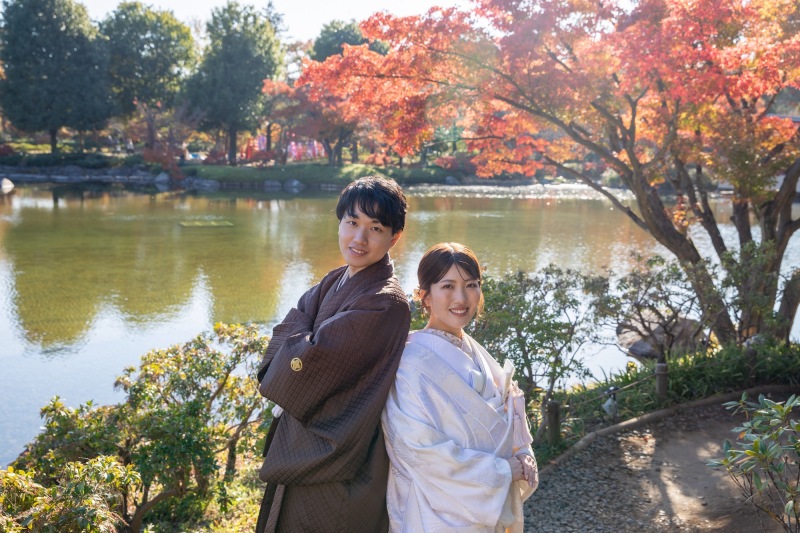 昭和記念公園 和装ロケーション