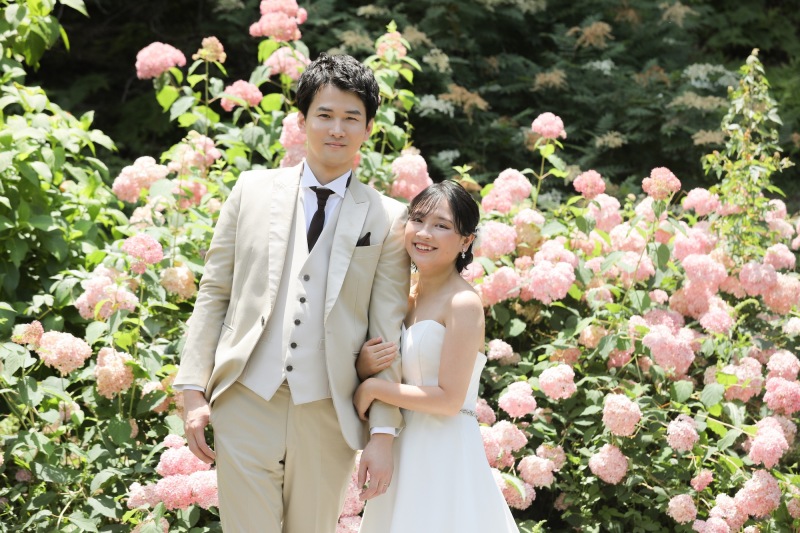 昭和記念公園へ！洋装で紫陽花撮影！