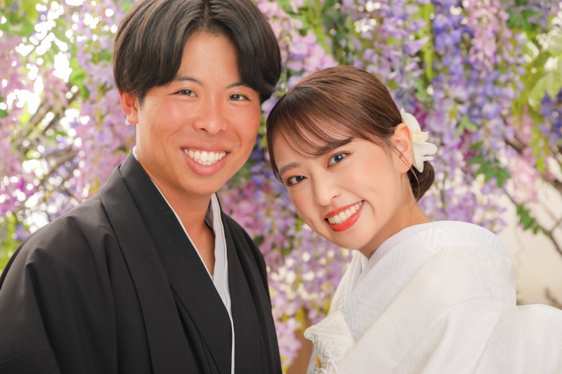 四季を感じられる屋内庭園撮影
