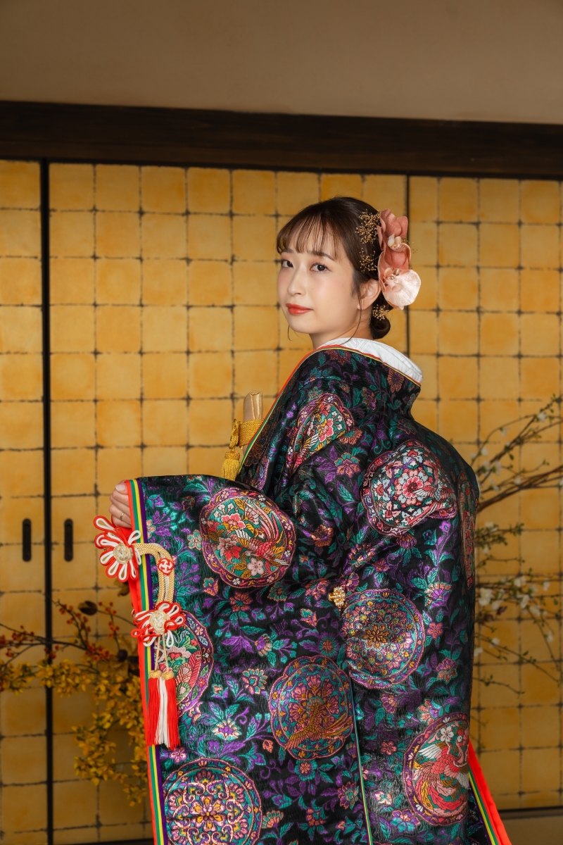 和装髪飾りの付け方