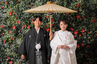 四季を感じられる屋内庭園撮影