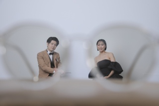 カラードレスでオシャレフォト！