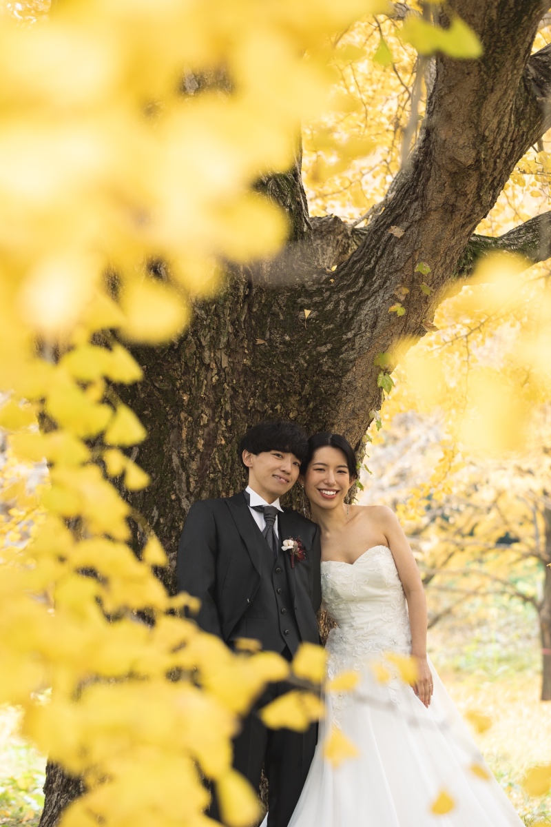 紅葉!銀杏!秋を満喫♫昭和記念公園で和装+洋装ロケーション!