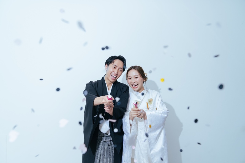 銀杏並木と白無垢で、とっておきのウェディングフォト♪