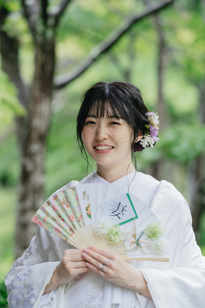 昭和記念公園×洋髪綿帽子
