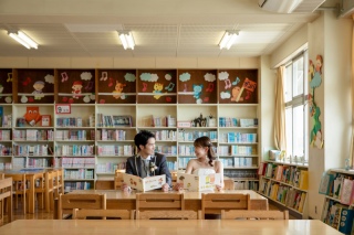 思い出の場所でロケーション撮影