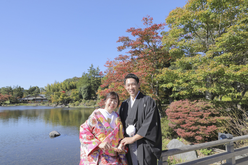 天気に恵まれた和装撮影!with推しアイテム。