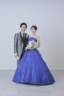 華やかなカラードレスで前撮りたくさん撮りました！