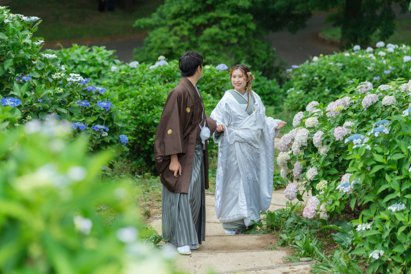 紫陽花ロード 『昭和記念公園』