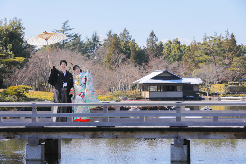 昭和記念公園の庭園ロケーション