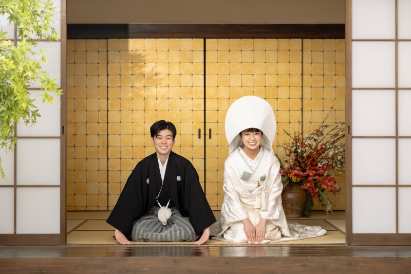 屋内庭園スタジオ撮影