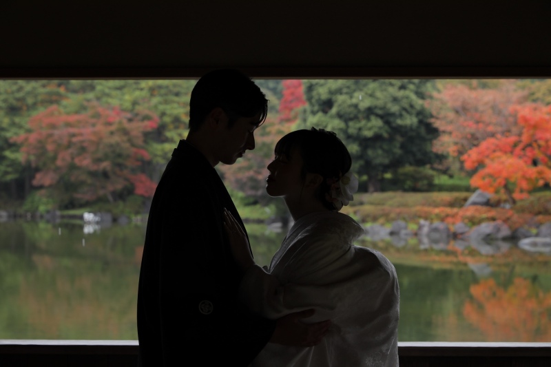 昭和記念公園　秋の雨ロケーション