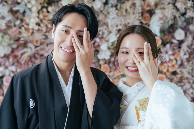 銀杏並木と白無垢で、とっておきのウェディングフォト♪