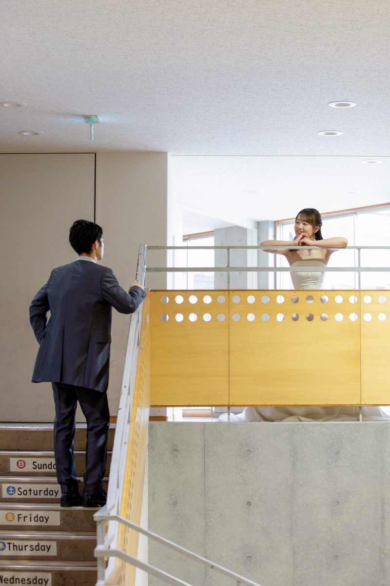 思い出の場所でロケーション撮影
