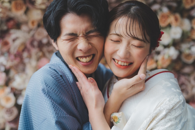 個性溢れる和装のお写真の紹介