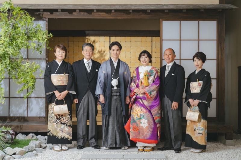 スタジオで和洋撮影