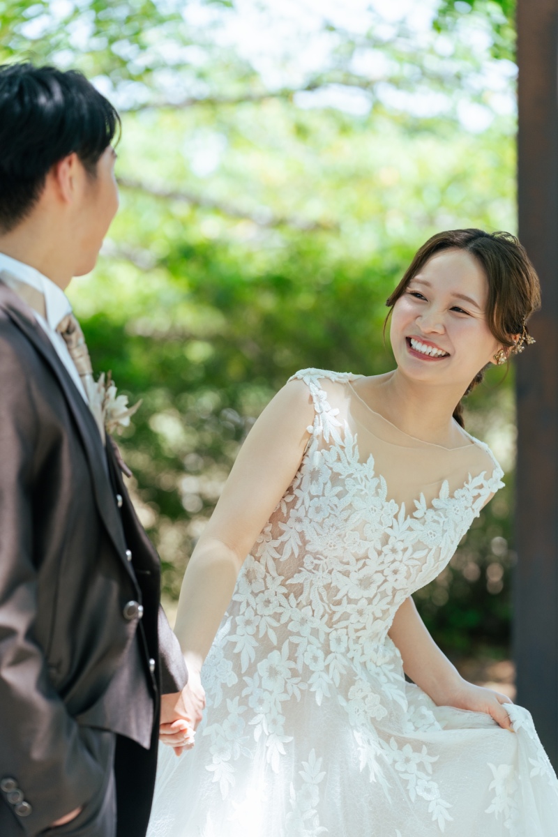 銀杏並木と白無垢で、とっておきのウェディングフォト♪