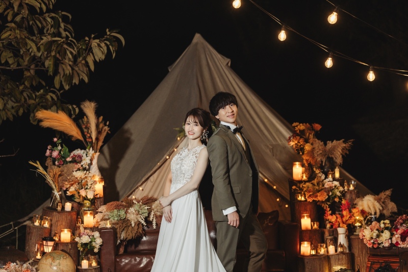 グランピング撮影