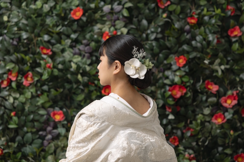 屋内庭園スタジオ撮影