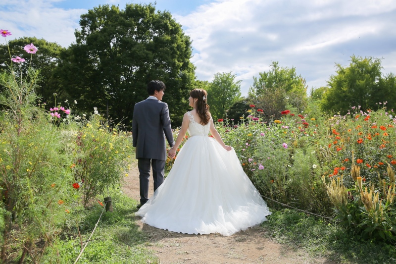 秋晴れの昭和記念公園