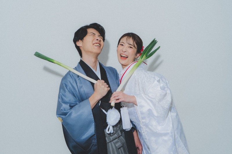 個性溢れる和装のお写真の紹介