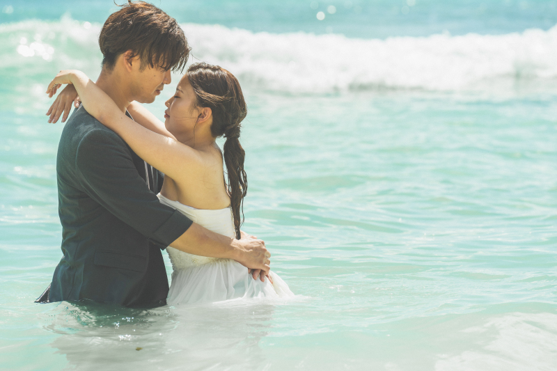 【沖縄らしいスポットでフォトウェディング★】ブルーシールでの映えポイントご紹介!