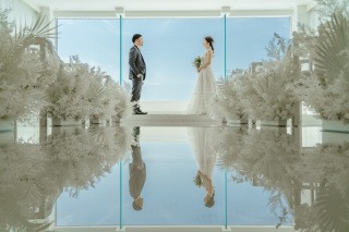 【洗練された空間★】チャペルフォトは海とは別世界の魅力で溢れています！！