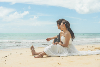 【どこでも共通です！】海に入った後にはしっかりと砂をはらっておきましょう♪