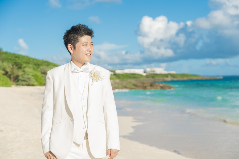 【新婦様だけじゃない】ご新郎様の衣装選びも大切に