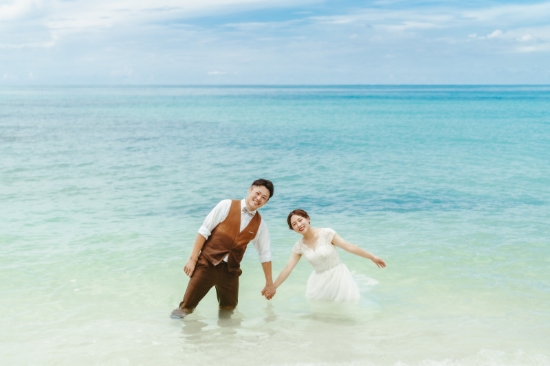 【ウォーターイン撮影】海と一体になる写真