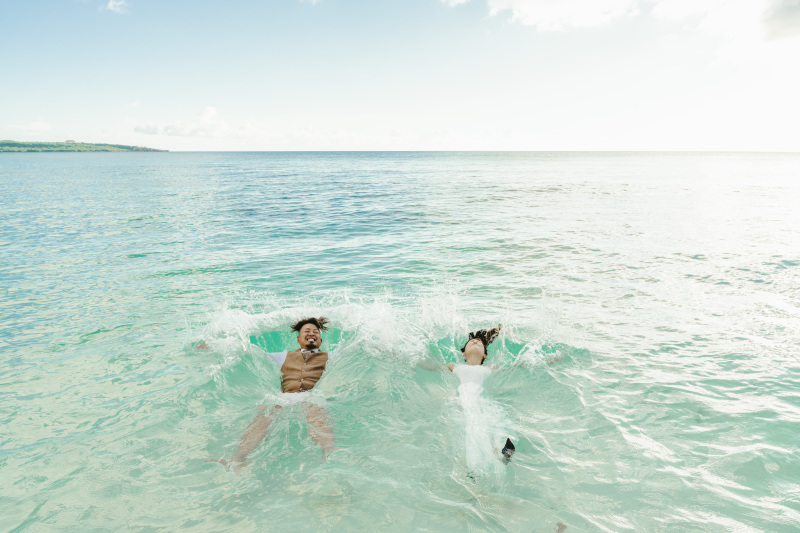 【ウォーターイン撮影】海と一体になる写真