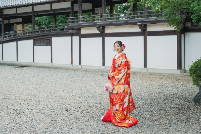 色鮮やかな色打掛ご紹介♪