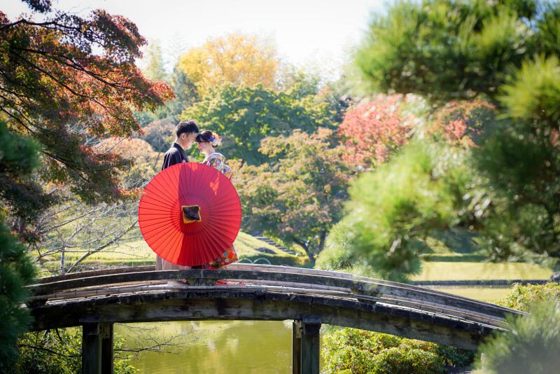 紅葉が色付き始めました!!