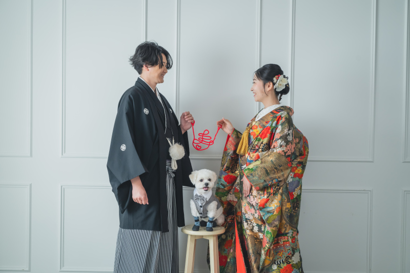 大切なペットとの撮影♪