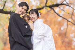 ペットと楽しく撮影♪