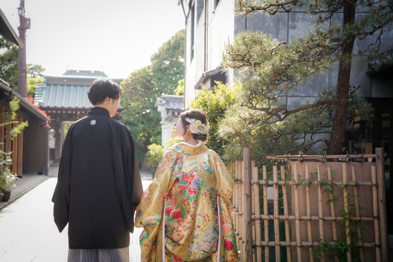 川越の街並みでの撮影♡