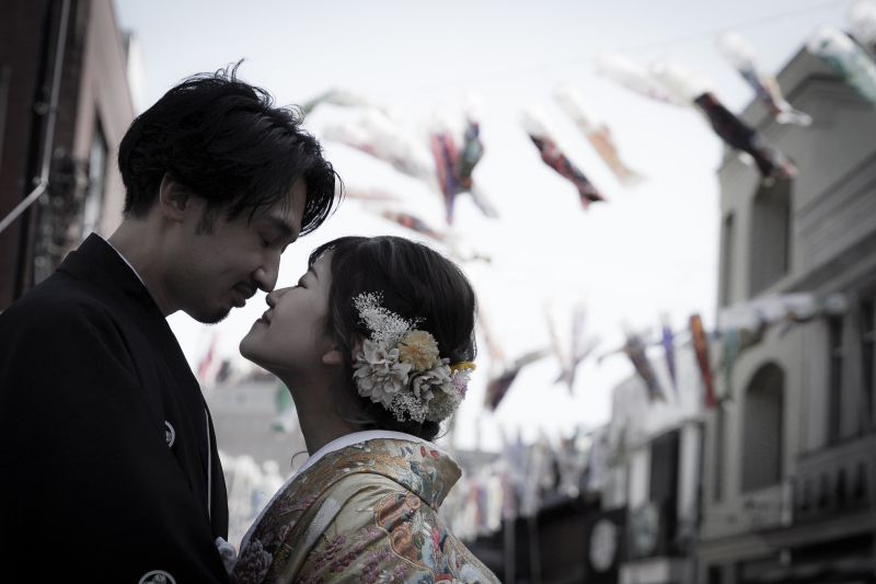 川越の街並みでの撮影♡