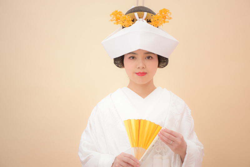 奥ゆかしい雰囲気の角隠し✧˖°