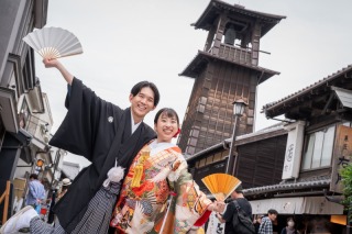 時の鐘が見守る街～【川越撮影】