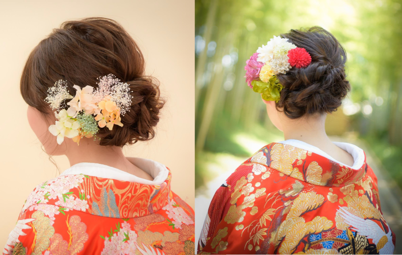 ヘアアレンジの紹介 公開日 年9月11日 華雅苑 さいたま店 埼玉県でフォトウェディング探すならphotorait