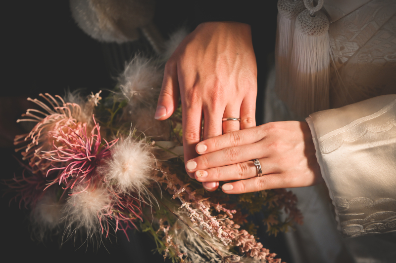 結婚指輪の撮影データ紹介！！♡