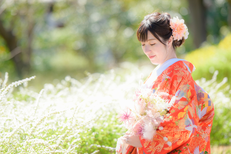 花田苑のユキヤナギが咲いています❀