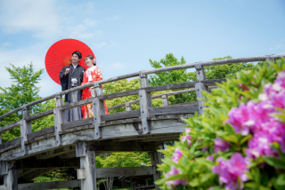 【和装編】4月5月は日本庭園の緑と撮影!!