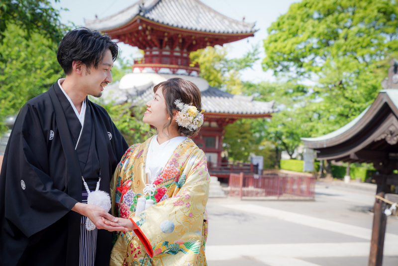 川越の街並みでの撮影♡