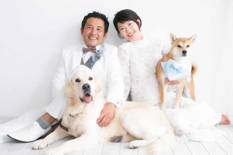 愛犬とマタニティ♡スタジオフォト